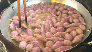 ยำมันม่วงทอด - Vietnam Street Food