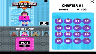 The Superhero League SUPER SHARP Level 49-64 Walkthrough 3 Stars