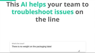 Use Text AI to find troubleshooting solutions in MES logs and shiftbook comments in manufacturing