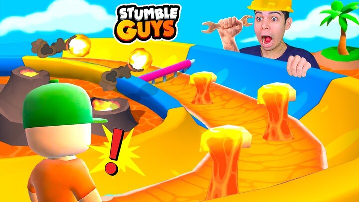 CONSTRUÍ OS MAPAS ESPECIAIS DO STUMBLE GUYS DENTRO DO FALL GUYS!