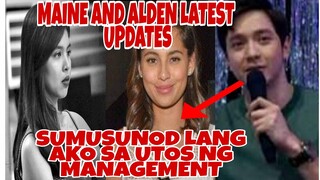 TS NI ALDEN TODO SA PAG PROMOTE! MAINE INTERVIEW WITH BOY ABUNDA CANCELED NA