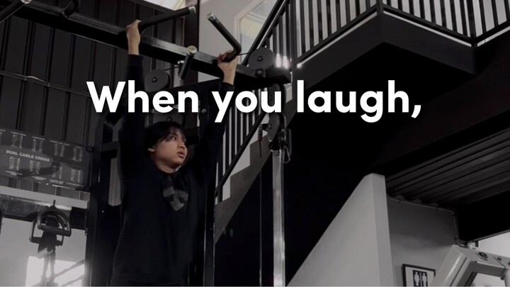 When u laugh…. Laugh