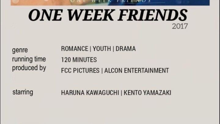 one week friend (Sub indo)