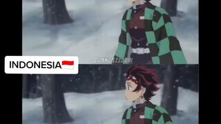 Tanjiro dub Arab Indonesia English, kimetsu no yaiba dub part 14