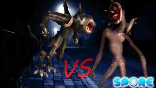 Xenomorph vs Siren Head | Horror Monsters Battles [S2E4] | SPORE