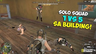 SOLO SQUAD: INTENSE 1 VS 5 SA BUILDING! (ROS GAMEPLAY)