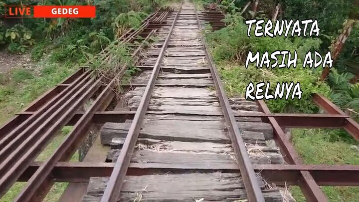 TERNYATA MASIH ADA RELNYA DI DESA BERAT WETAN MOJOKERTO || JEMBATAN KERETA LORI TEBU P.G GEMPOLKEREP