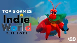 Top 5 Games of Indie World Showcase - May 11, 2022 | Backlog Battle