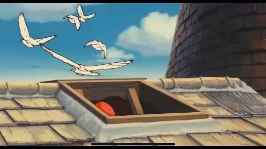 Castle In The Sky - Sheeta ไปหาชิ้นหลังคากับ Pazu