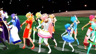 【mmd ギャラクシーエンジェル】エンジェル隊でxyzの魔法