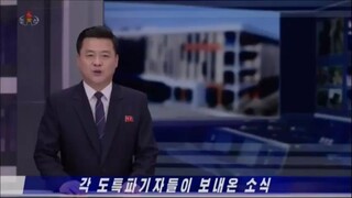 Exposição de obras arquitetônicas da cidade de Kaesong