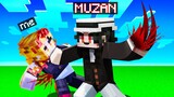FIGHTING MUZAN in Minecraft Demon Slayer Mod as RENGOKU