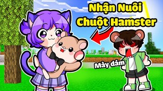 MÈO NABEE NUÔI BÉ CHUỘT HAMSTER SIÊU CUTE VÀ CUỘC ĐỤNG ĐỘ VỚI CHUỘT SẦU RIÊNG TRONG MINECRAFT 🤣😅