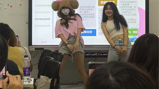 Being late for class was punished by performing a show during recess