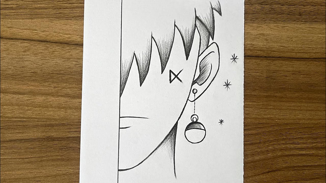 Easy Anime Drawings  Anime face drawing, Anime boy sketch, Anime drawings  boy