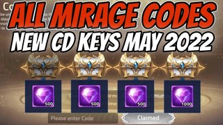 NEW Mirage Codes + NEW CD KEYS | Mobile Legends Adventure May 2022