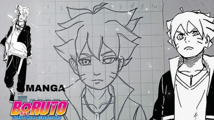 menggambar Boruto