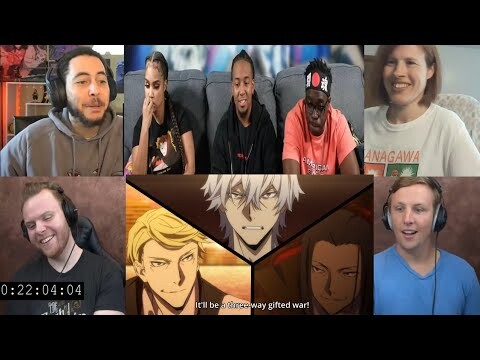 BUNGOU STRAY DOGS EPISODE 2X5 REACTION MASHUP!!