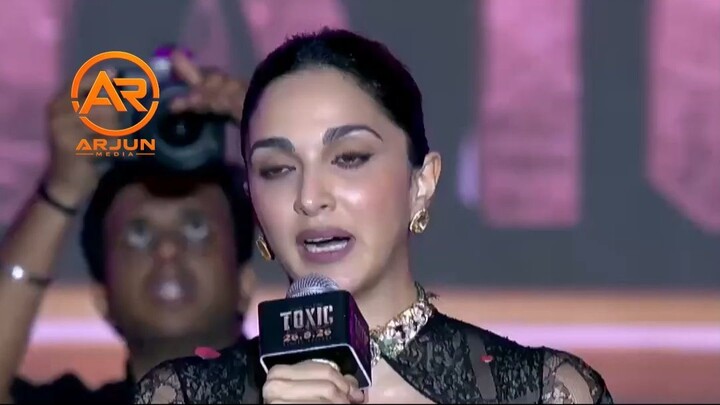 Kiara Advani Powerful Speech 🔥 | Toxic Pre-Release Event | Yash #shorts #kiaraadvani # #tollywood