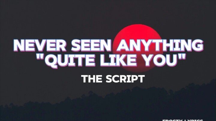 The Script - Never seen anything "Quite like You" (Lyrics)