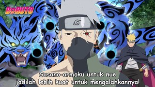 Bangkitnya Susanoo Armor Kakashi Untuk Nue - Boruto Two Blue Vortex Chapter 8 Part 53