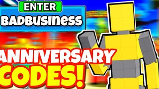 *NEW* ALL WORKING ANNIVERSARY UPDATE CODES For BAD BUSINESS In ROBLOX! Roblox BAD BUSINESS CODES