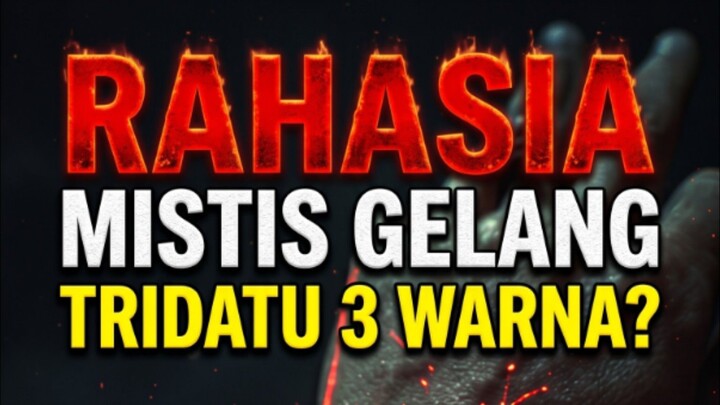 RAHASIA CHROMOTHERAPY DI BALIK GELANG TRIDATU 3 WARNA? 😳