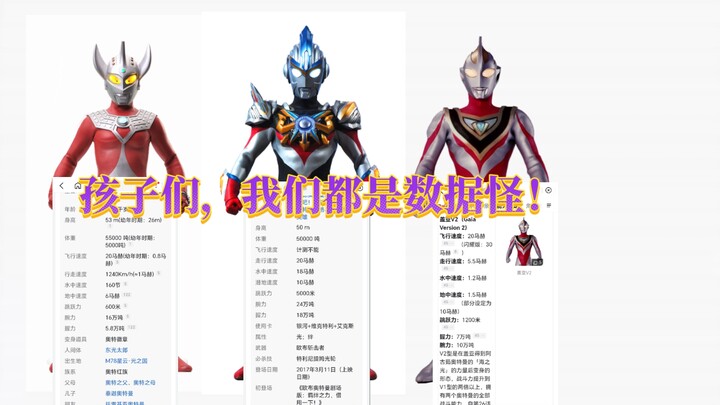 盘点几位数据极其离谱的奥特曼