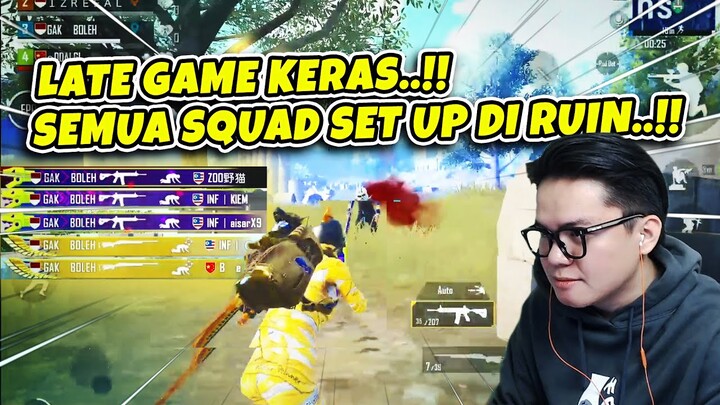 Late Game Keras, Squad Rame Ngendok di RUINS | PUBG Mobile