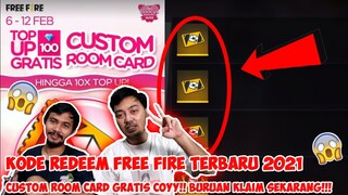 BONGKAR KODE REDEEM FREE FIRE TERBARU HARI INI 2021 FEBRUARI RESMI DARI GARENA BURUAN DIREDEEM !!!