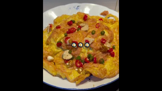 หวยไม่ถูกกินไข่เจียวมันปูกับพริกน้ำปลา