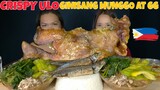 CRISPY ULO GINISANG MUNGGO AT GG MUKBANG | FILIPINO FOOD | MUKBANG PHILIPPINES