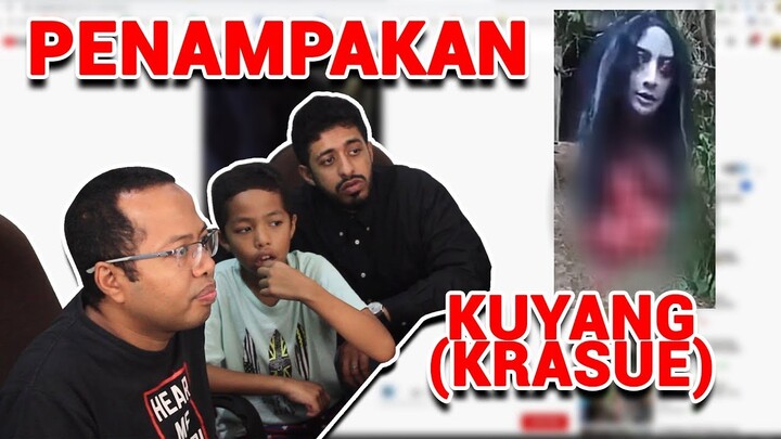 PENAMPAKAN KUYANG ATAU KRASUE DI CCTV (REACTION)