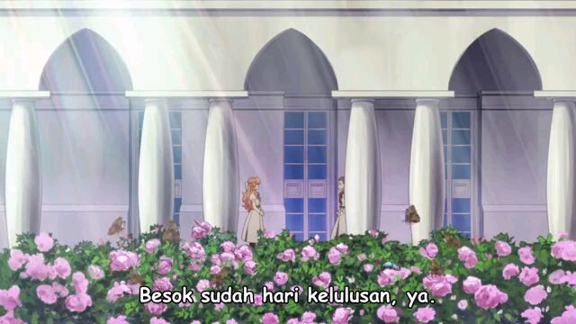 Akuyaku Reijou wa Ringoku no Outaishi ni Dekiai sareru Sub indo eps 1 part 1