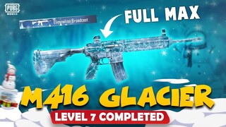 M416 LEVEL 7 KAR LI 😍 | FULL MAX M4 GLACIER LEVEL 7 | FREE UPGRADABLE AWM B MIL GAI | PUBG MOBILE