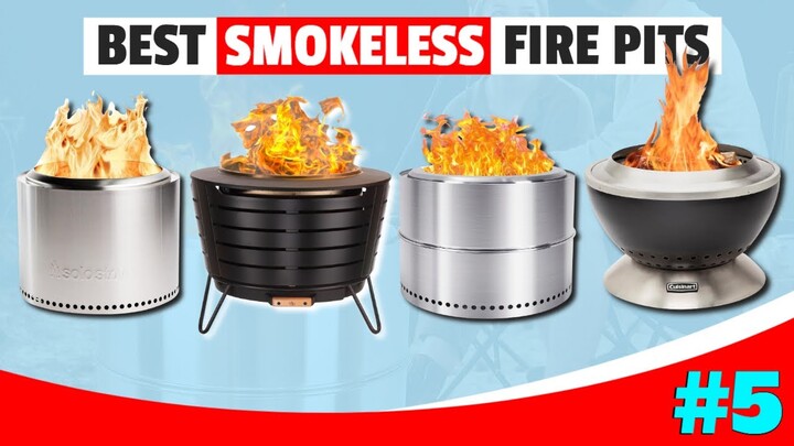 Best Smokeless Fire Pit for 2024! || Top 5 Wood Burning Fire Pit For Camping