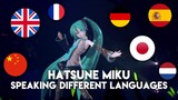 Hatsune Miku Speaking Different Languages Compilation
