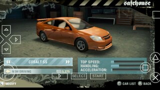 nfs most wanted psp edit