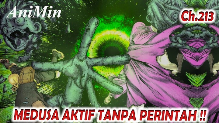 Ada Pengkhianat? Gen & Yo Menjadi Batu!! Dr. Stone Chapter 213