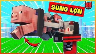 Minecraft Nhưng Thách Bạn Chế Được Súng Lợn