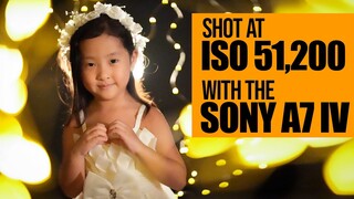 Sony A7 IV High ISO Performance with SOOC Photos and Lighting Tutorial