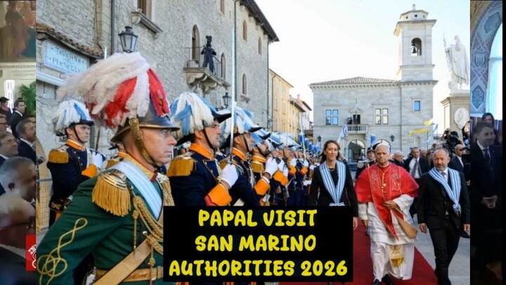 Papal Visit San Marino Authorities 2026