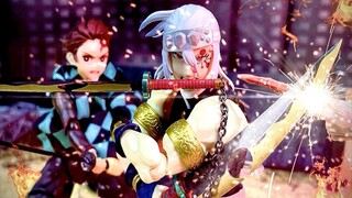 Animasi Stop Motion Kimetsu no Yaiba Uku Tengen vs Pelacur Taro