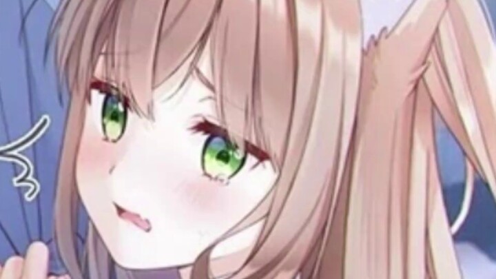 [The man drank a strange potion and could only meow]