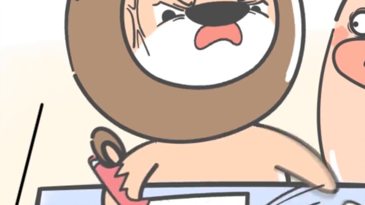 [Little Lion Game] Who will play idiom chain game with the pig prince for me~!