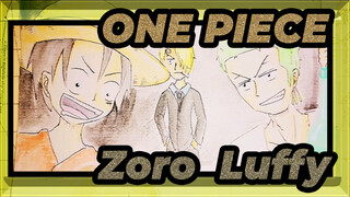 ONE PIECE | [Zoro & Luffy / AMV Gambar Pribadi] Melewati Setiap Sudut Dunia