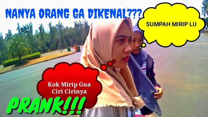 NGAKAK SUMPAH!!! NANYA KE ORANG, PADAHAL DIA YANG DITANYA - PRANK INDONESIA