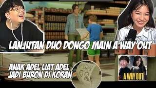 DUO DONGO JADI BURONAN SAMPE DI KORAN! KETAUAN ANAKNYA ADEL WKWK - CLIP DEANKT & ADEL A WAY OUT