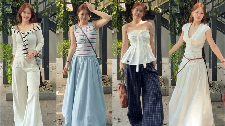 163/116 รูปร่างทรงลูกแพร์/สาวอวบใส่อะไรไปเที่ยวพักผ่อน?? ช่วยพรางหุ่น ใส่แล้วดูผอมสุดๆ～ลิงก์ครบตั้งแ
