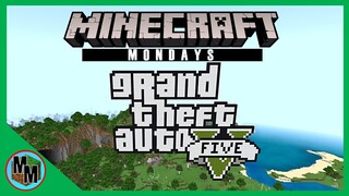 I MADE THE GTA V LOGO IN MINECRAFT | MINECRAFT MONDAYS | JIMMY VEGAS